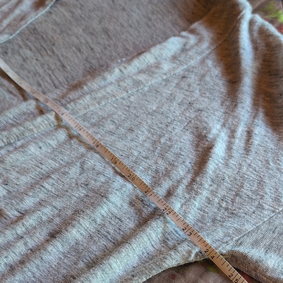 LOFT Gray Cardigan Sweater Open-Front Relaxed Fit - Picture 6 of 11